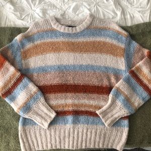 Cozy striped sweater